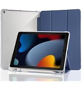 Ruizextech Case for iPad 9/8/7 Gen 10.2 inch 2021/2020/2019 with Pencil Holder, Slim Protective C...