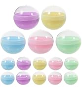DOITOOL 25pcs Clear Vending Machine Plastic Round Toy Capsules for Kids Party Favor Diy Craft Sup...