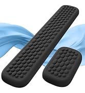 Lekvey Ergonomic Keyboard Wrist Rest, Silky Memory Foam with Massage Points Carpal Tunnel Support...