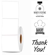 Themal Labels Square White 140 Labels/roll