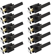 Probrico Oil Rubbed Bronze Door Levers Hallway and Closet Passage Function Door Handles Modern St...