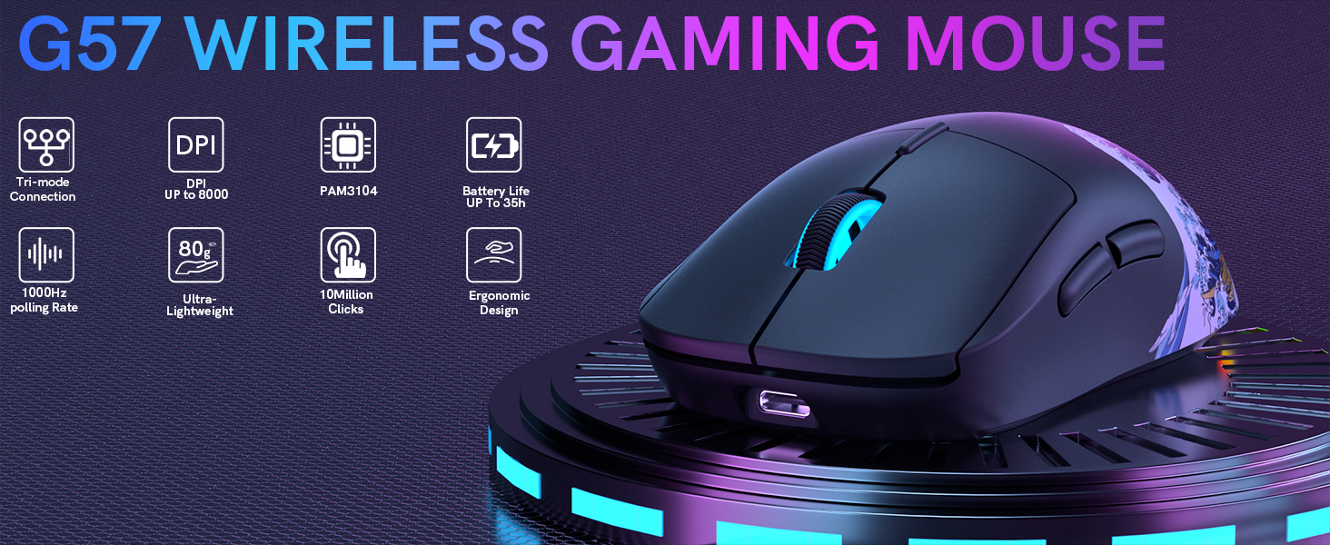 WIRELESS GAMING MOUSE