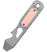 OKNIFE Otacle 2 EDC Ti Bottle Opener, Pry Bar with Metric Ruler, Multi-sized Hex Wrench and Pocke...