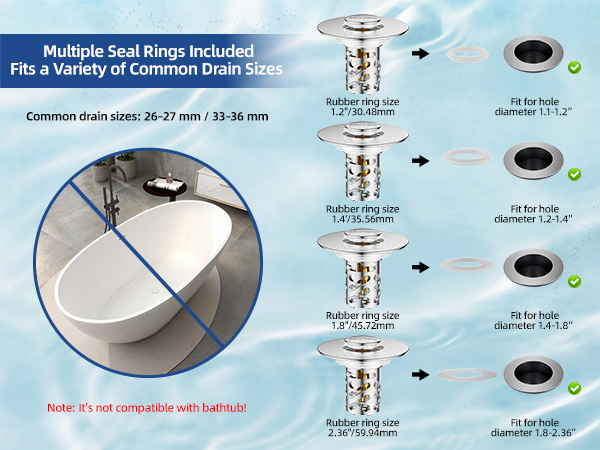 sink drain strainer universal