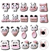18Pcs Refrigerator Magnets Fridge Magnets,Panda Fridge Magnet, Cute Decorative Magnet Set for Ref...