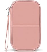 TOPBAG Rfid Passport Holder Family, Zippered Passport Holder Wallet Waterproof Bag, Travel Docume...