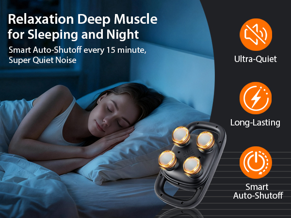 Massage Gun, Deep Tissue Massager Gun,Back Massager,Shoulder Massager,Neck Massager