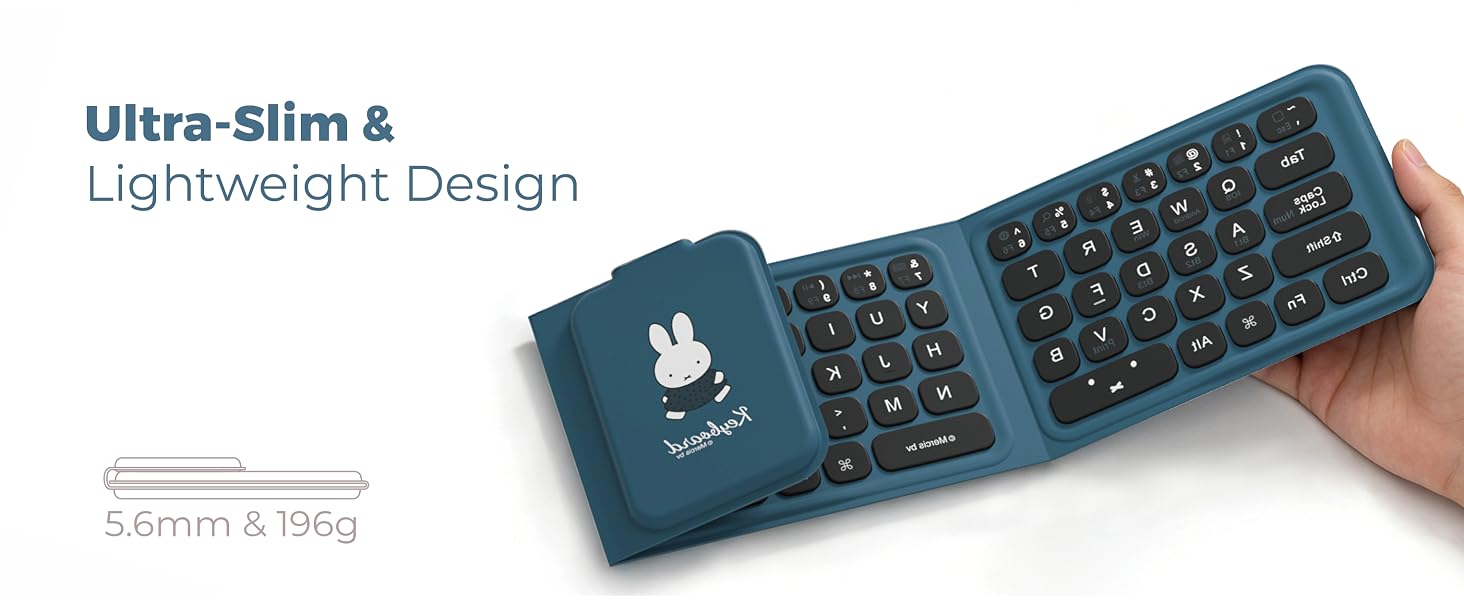 MIPOW MIFFY Triple-Fold Wireless Bluetooth Keybaord