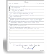 notebook work log book home business notepads to do lists planner daily log write down sheet todo