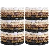 Hair Ties for Women Girls, Funtopia 30 Pcs Elastics Hair Bands Ponytail Holders for Thick Hair, N...