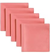 DoreenBeads Sweat Absorbing Handkerchiefs, 5Pcs Small Quick Drying Microfiber Sweat Rag Towels fo...