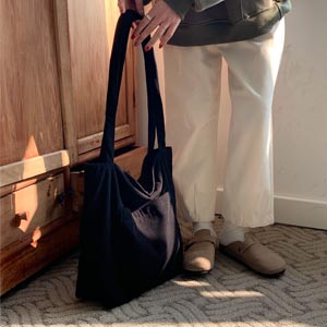 Corduroy Tote Bag