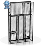Kciplab Desk Drawer Organizer, Office Drawer Divider Organizer Tray with 6 Compartments, Metal Me...