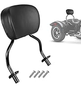 DSISIMO Rear Passenger Backrest Sissy Bar With Backrest Pad Compatible With For FLRT Freewheeler ...