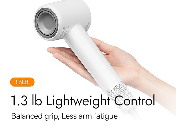 Hand-held product showing balanced hold