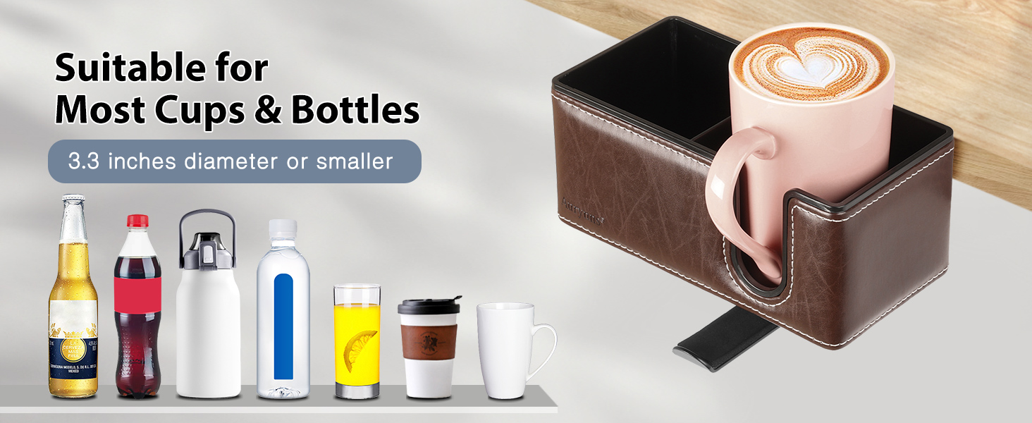 clip on cup holder for desk,cup holder for desk,cup holder for table edge,hanging desk organizer