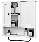 white wall cabinet