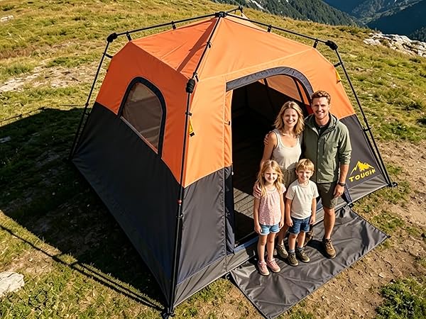 double wall tent top view waterproof no mesh