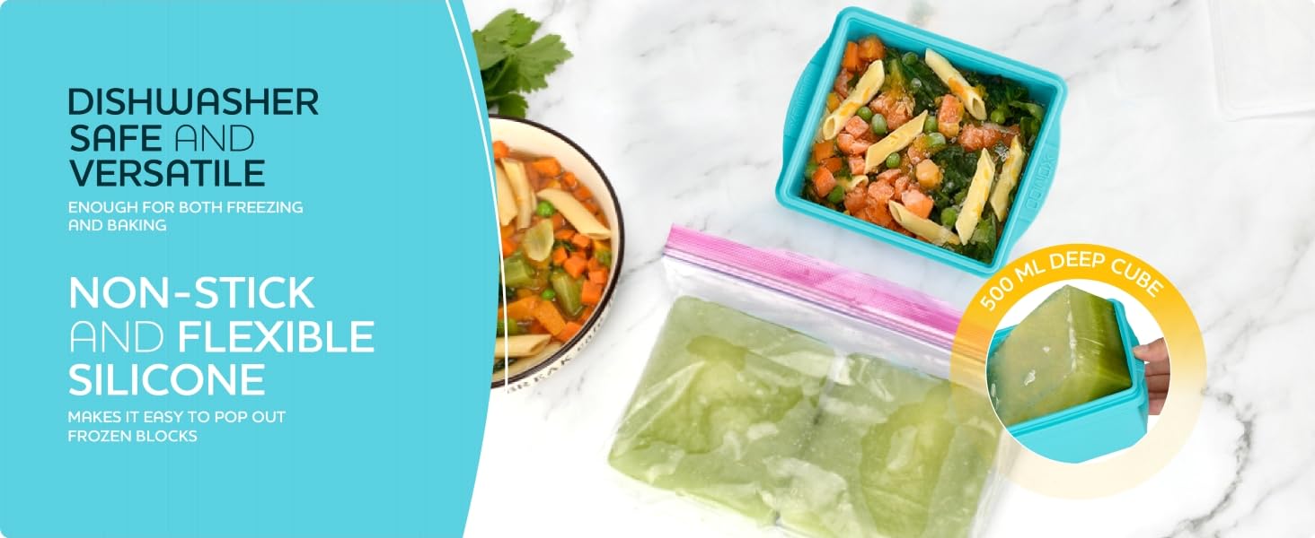 silicone molds ice tray silicone freezer tray silicone soup freezer molds Leftovers Container