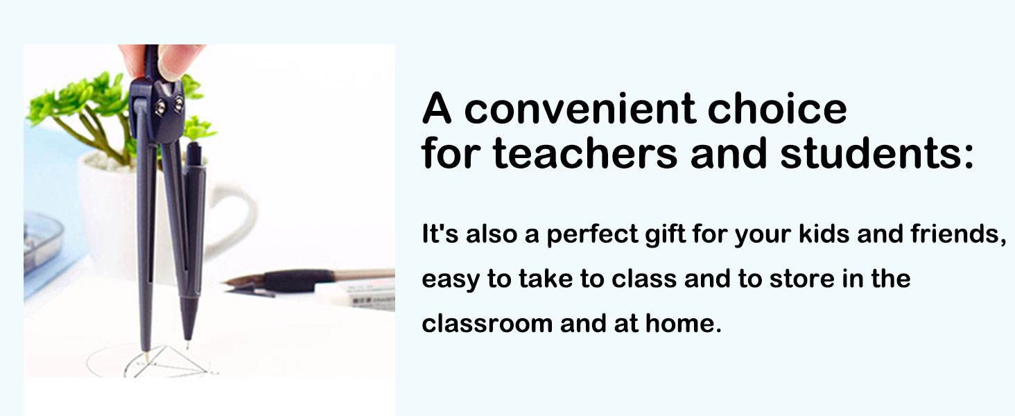 geometry set, math supplies, protractor and compass set, middle school supplies