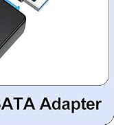 Hard Drive Reader, USB 3.0 to SATA Adapter & Duplicator for Internal 2.5'' SSD 3.5'' HDD with 12V...