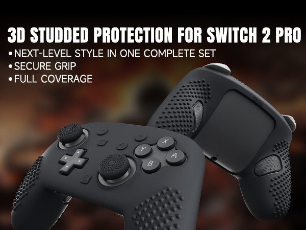 PlayVital Silicone Cover Skin for Nintendo Switch 2 Pro Controller