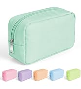WHHJM Cute Small Pouch, Nylon Makeup Cosmetic Bag, Make up Bag for Women, Toiletry Zipper Pouch, ...