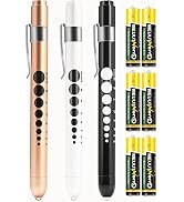 MEUUT 3 Pack Pen Lights for Nurses with 6 Batteries – Medical Penlights Nurse Accessories for Wor...