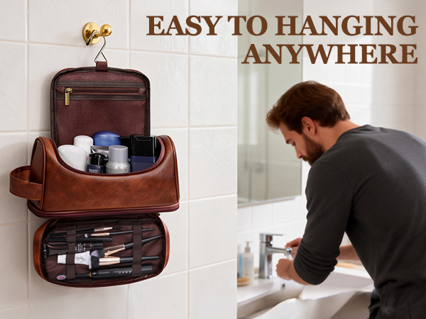 hanging toiletry bag for men