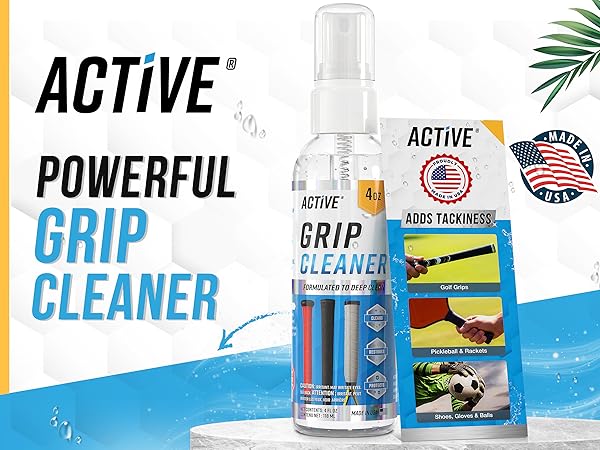 Shop ACTIVE Top Rated Grip Cleaner and Conditioner for Golf, Basketball Shoe, Pickleball