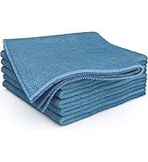 Pro Grade, Never Scratch 16x16 Microfiber Towel 6 Pk. Absorbent Cleaning and Polishing Towels for...
