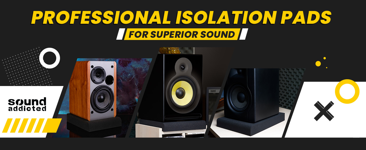 Studio monitor Isolation Pads