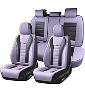 Coverado Car Seat Covers Full Set, Seat Covers for Cars, Front Seat Covers and Back Seat Cover Wa...