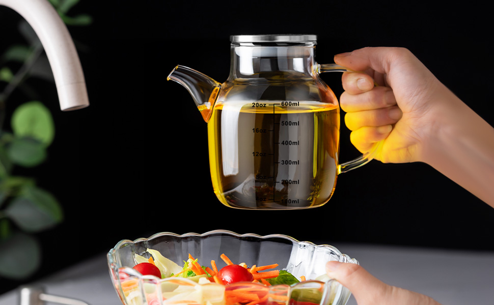Glass Oil Dispenser Bottle