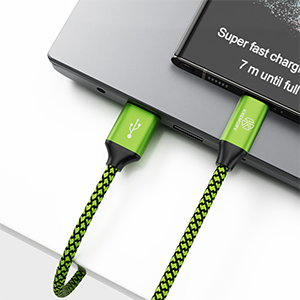 high charging speed and quick data sync up to 480 Mbps via USB 2.0