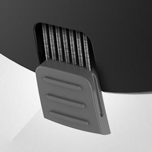 Built-In Cleaning Brush