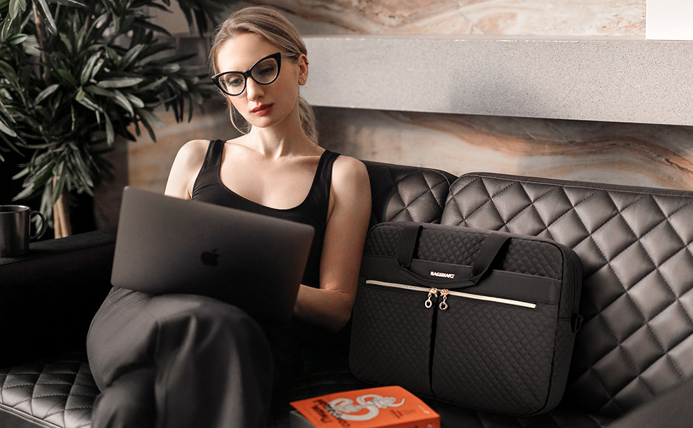 black laptop bag