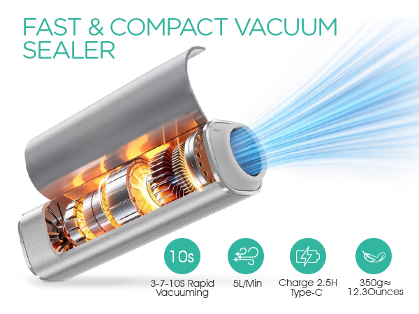 hand held vacuum sealer for food