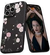 XIZYO for iPhone 14 Pro Case, Cute Floral Aesthetic Flower Case Pink Rose Pattern Print Women Gir...