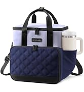 LOVEVOOK Insulated Lunch Bag for Women Men, Large Double Deck Lunch Box | 15L Lunch Tote with Cup...