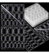 Teenitor 600pcs Press on Nail Adhesive Tabs, 15 Sizes of Nail Stickers for Press on, Press on Nai...