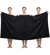 REDKISS Pack of 1 Jumbo Bath Sheet, 40 x 80 Inches Microfiber Oversized Bath Towel for Bathroom, ...