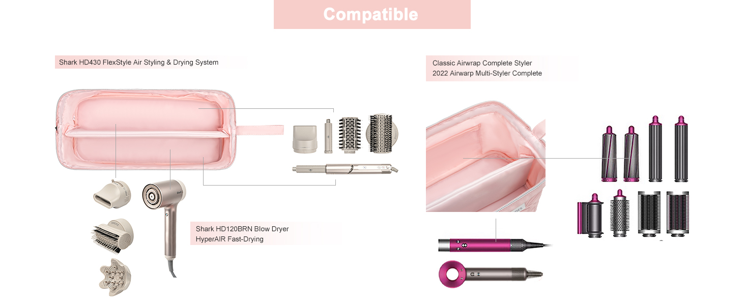 curling iron travel case