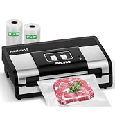 FRESKO Automatic Vacuum Sealer for Food, Hands-Free Operation, Seal 50 Bags in 20 min – Ideal for...