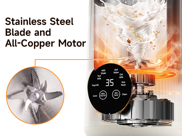 electric bean and nut milk machine