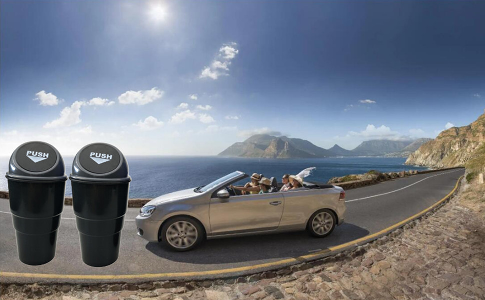 Vehicle Trash Can Cup Holder