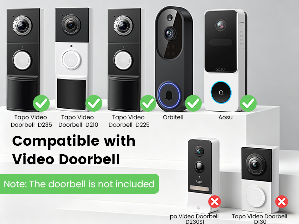 anti theft doorbell mount