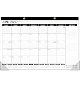 GuassLee Extra Large Desk Calendar 2026, 19 Months Jumbo Desk/Wall Calendar from Jun. 2026 throug...