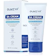 OUKEYA SA Cream for Body & Face, Dry and Rough Skin, 5 Ceramides, Hyaluronic Acid, Salicylic & La...