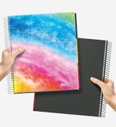 CRANBURY 3-Subject College Ruled Notebook, 150 Sheets of 8.5x11 Paper, 3 Subject Spiral Notebook ...